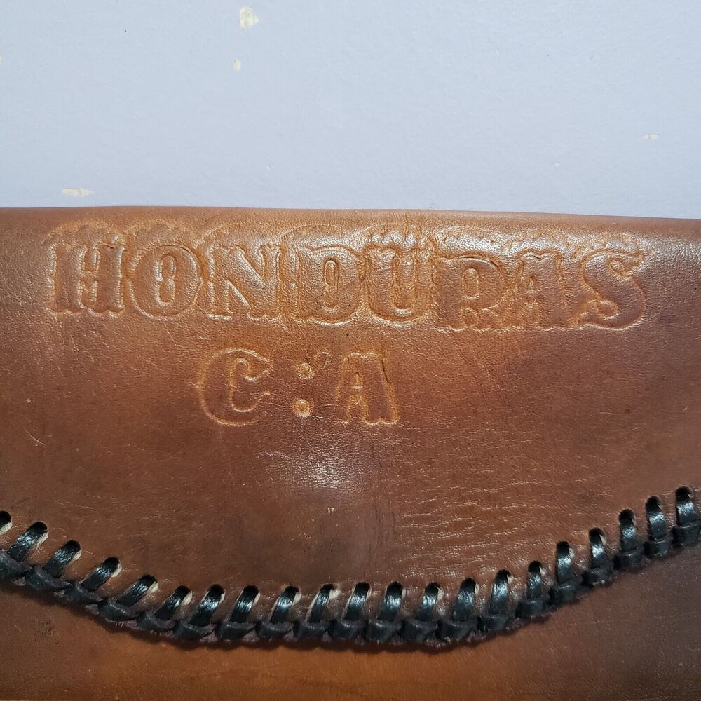 Handmade Leather Trifold Women's Wallet 7" - Picture 3 of 11